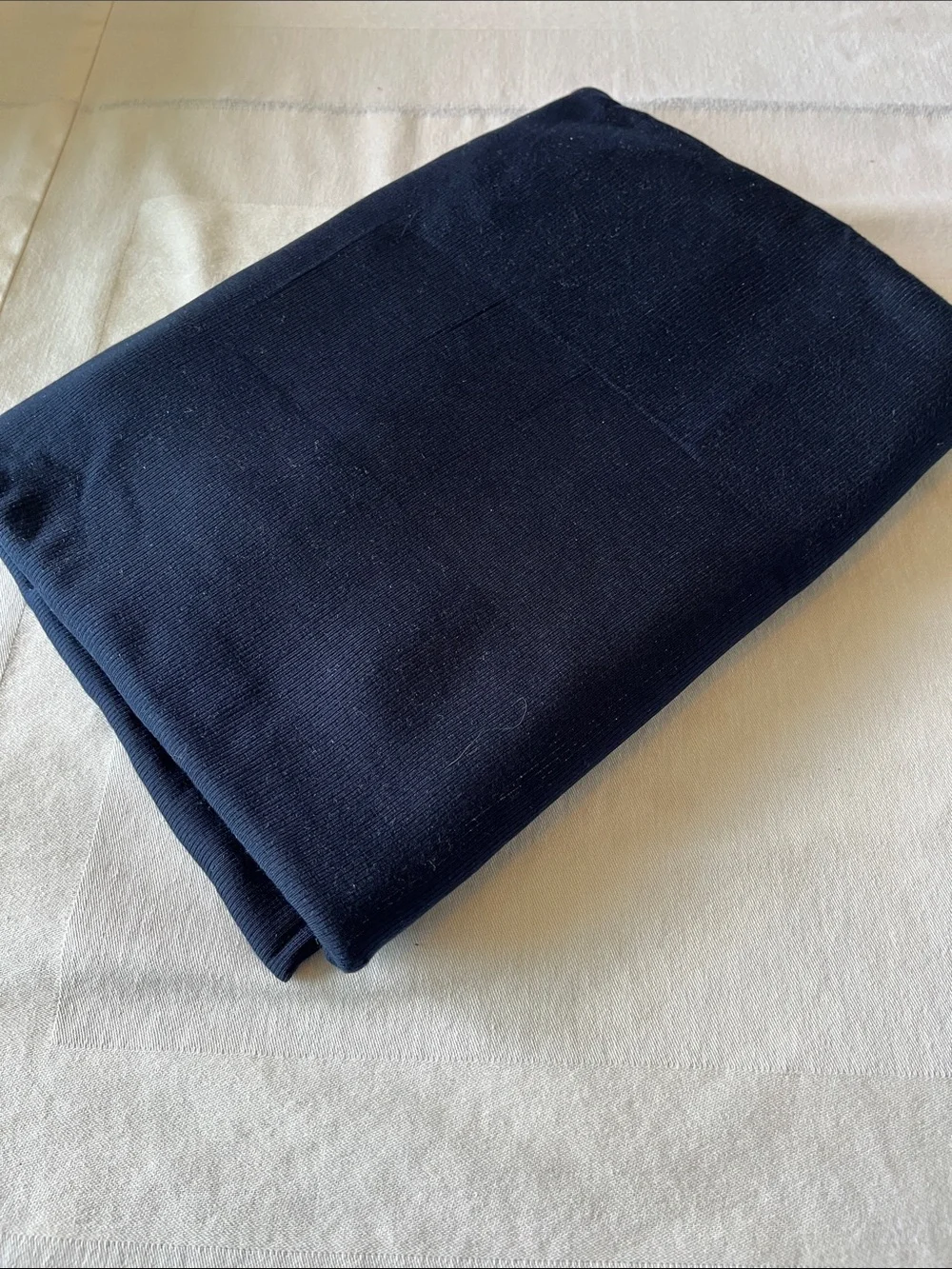 Black Soft Knit Spandex Fabric By David Textiles, Inc. 2 Yards